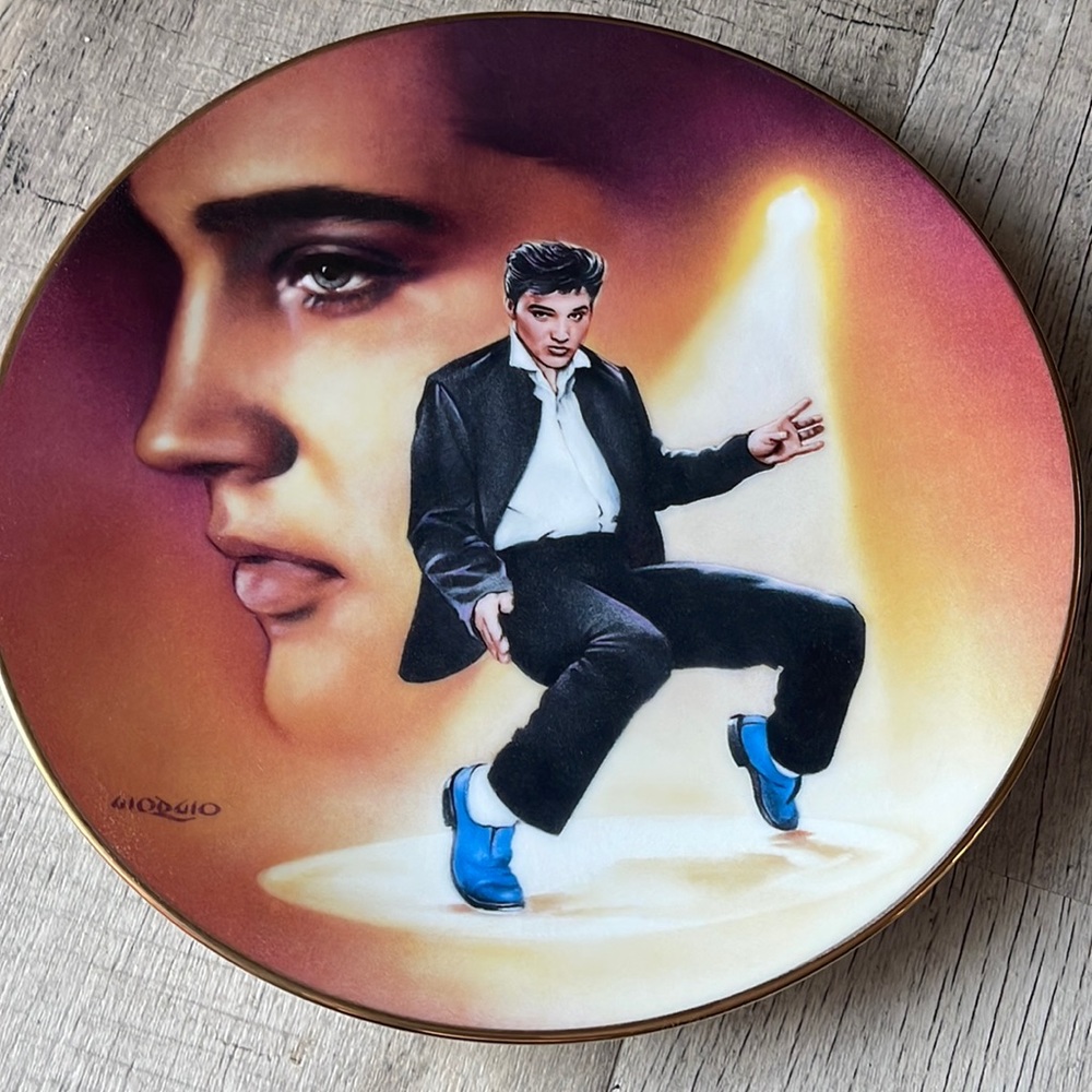Elvis Presley - Blue Suede Shoes Plate
